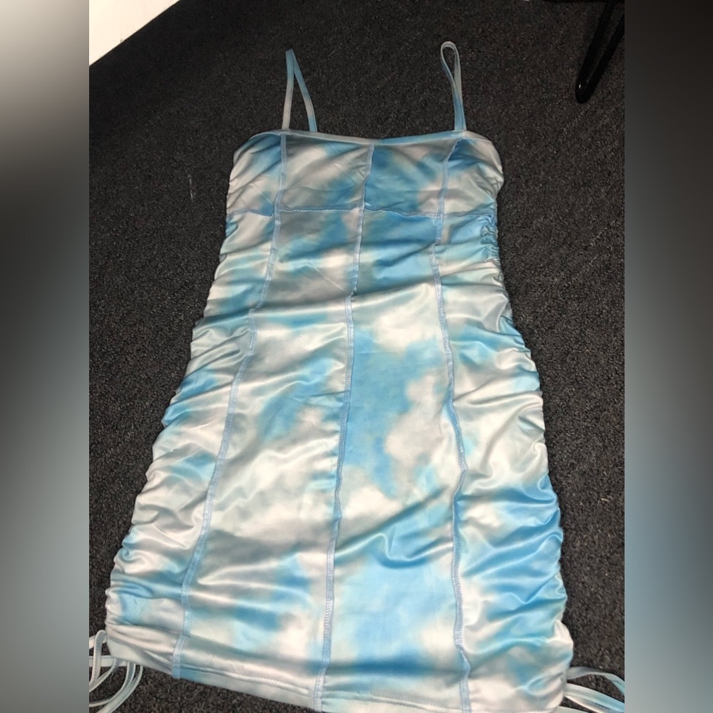 Blue & White Dress